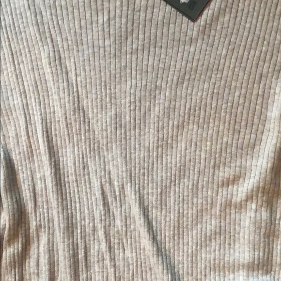 ALL SAINTS distressed top tunic tee tan beige - Picture 5 of 6